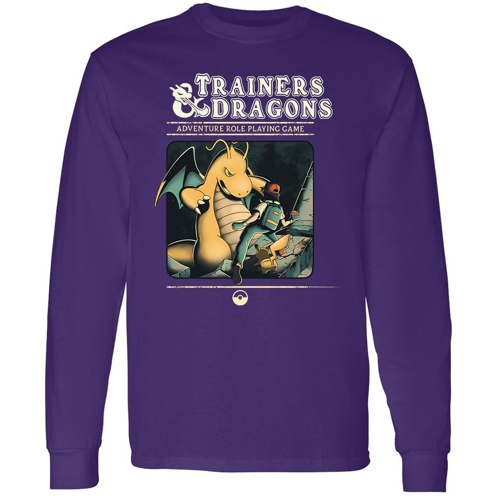 Long Sleeve T-Shirt - 966T7A4P - Purple - 13