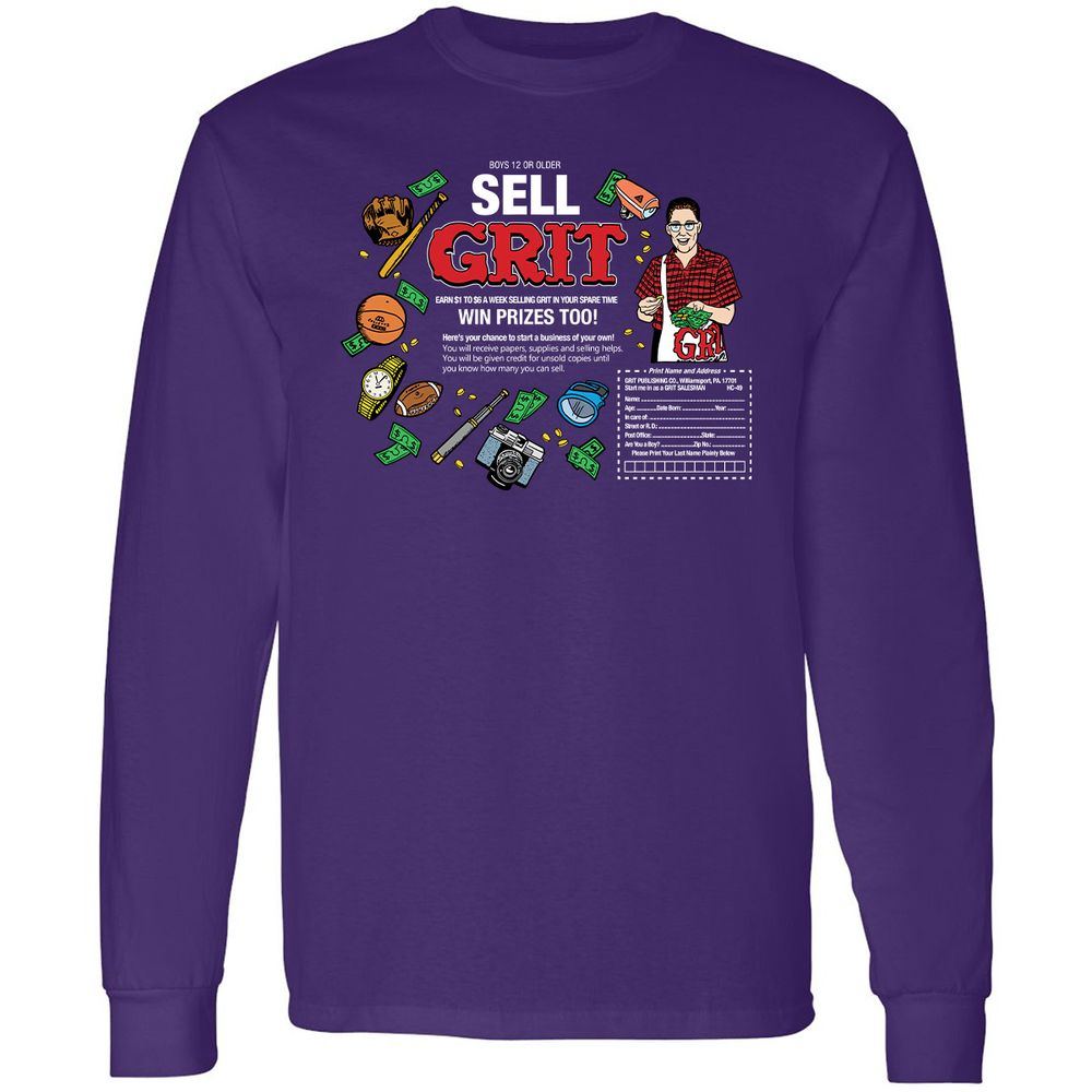 Long Sleeve T-Shirt - RLJCX3SD - Purple - 13