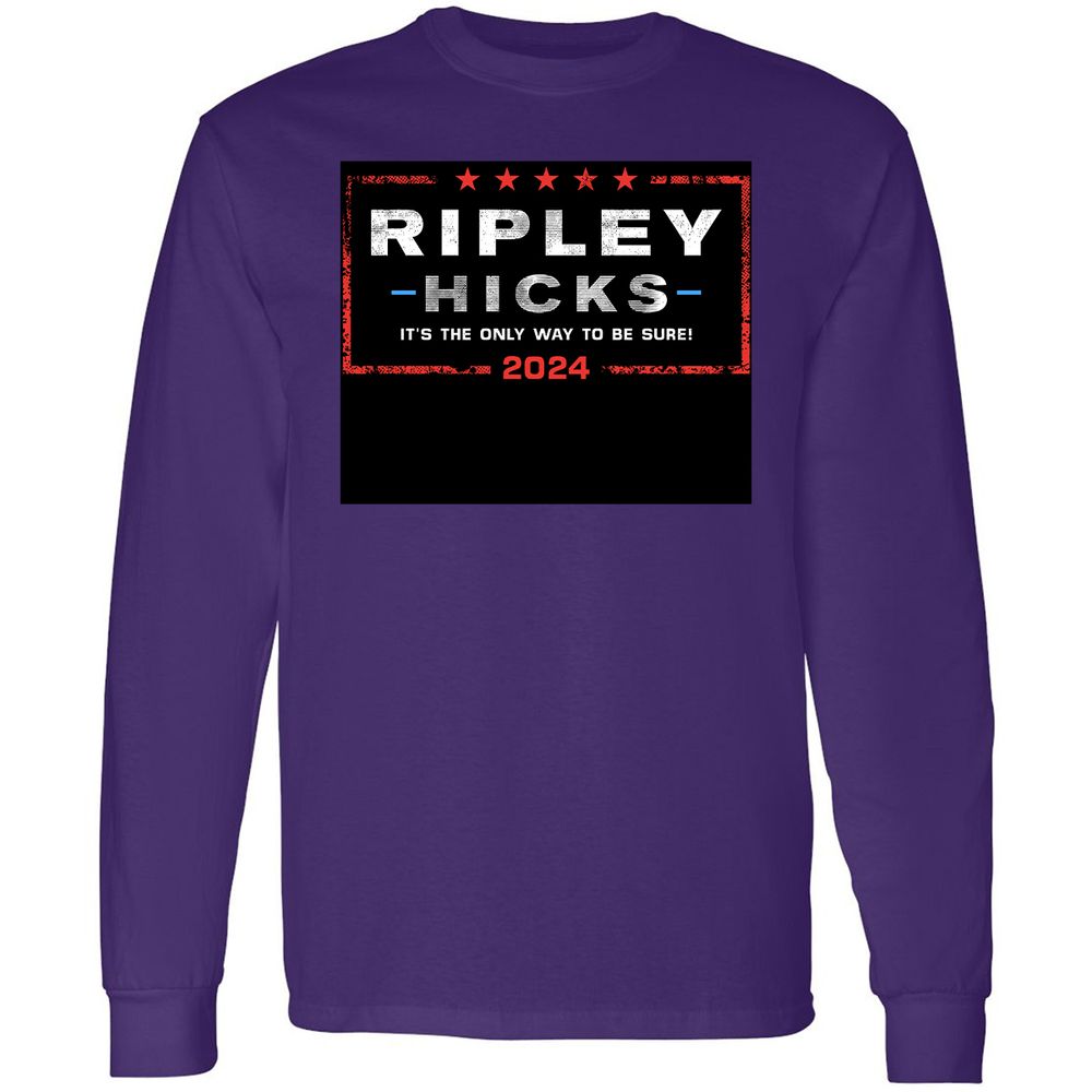 Long Sleeve T-Shirt - 4YYQ8D86 - Purple - 13