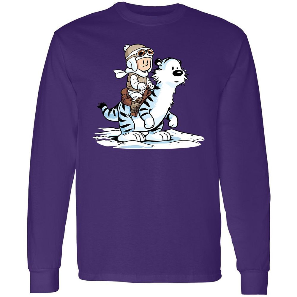 Long Sleeve T-Shirt - 4EJU4KV9 - Purple - 13