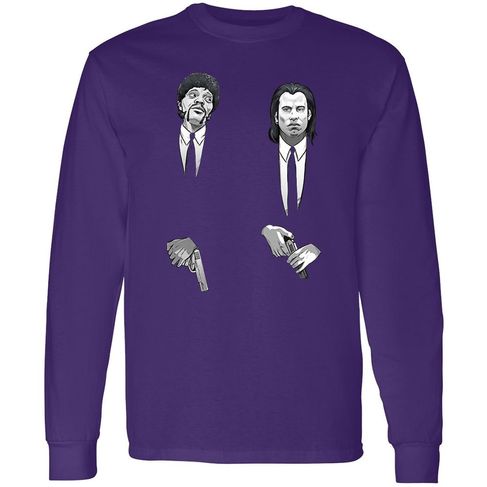 Long Sleeve T-Shirt - RQS1FHV1 - Purple - 13