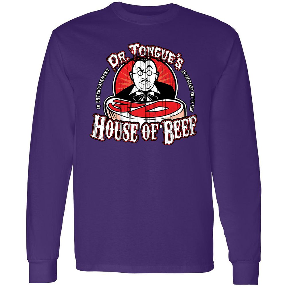 Long Sleeve T-Shirt - S3N4ZXK5 - Purple - 13