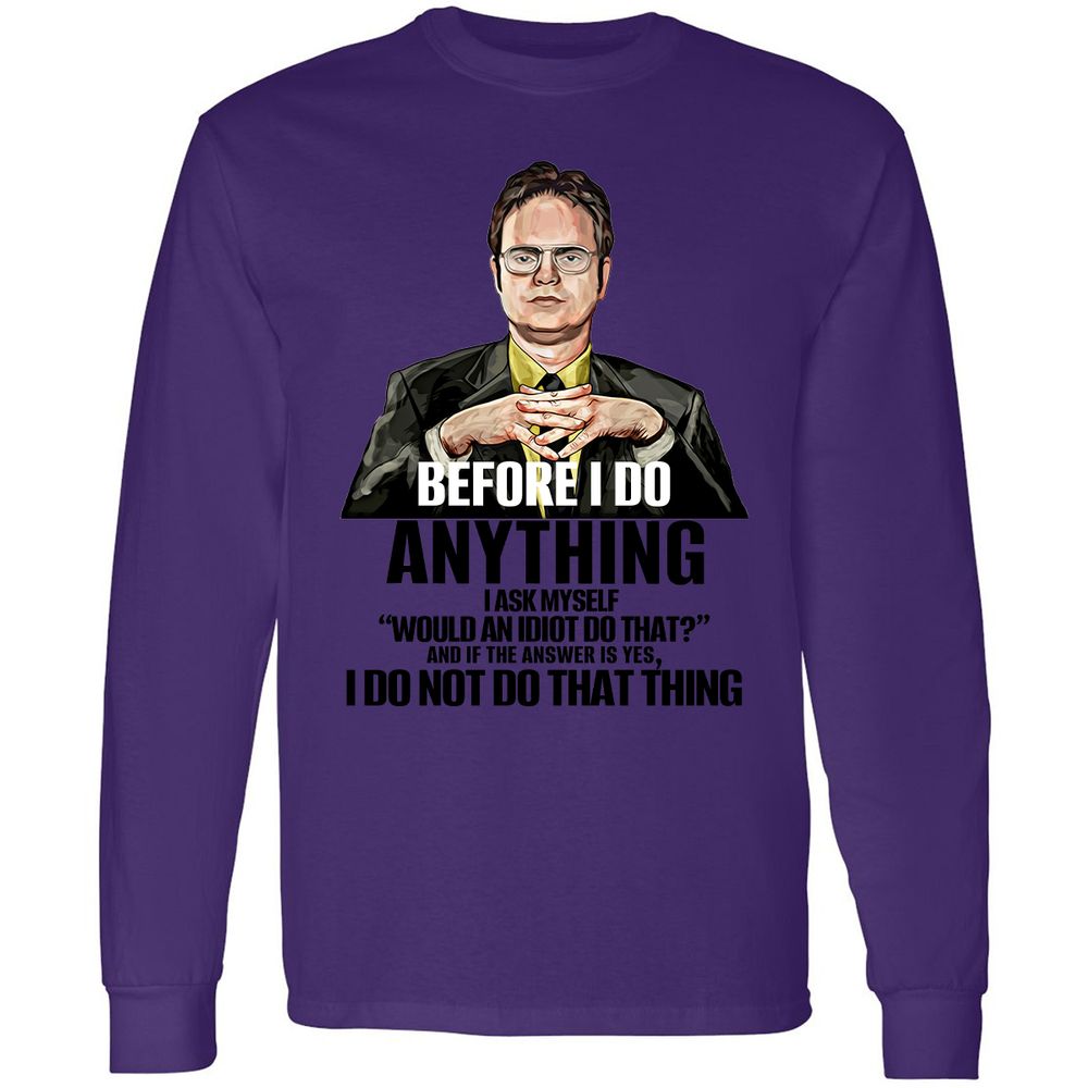 Long Sleeve T-Shirt - 785538UM - Purple - 13