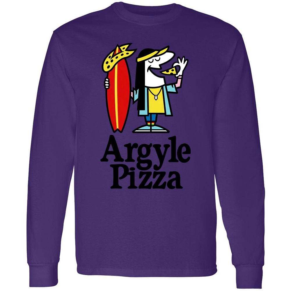 Long Sleeve T-Shirt - 25VCLJVH - Purple - 13