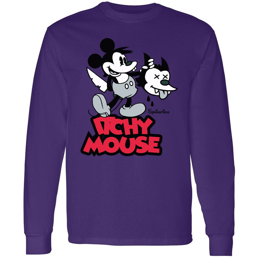 Long Sleeve T-Shirt - SEZ6XQBT - Purple - 13