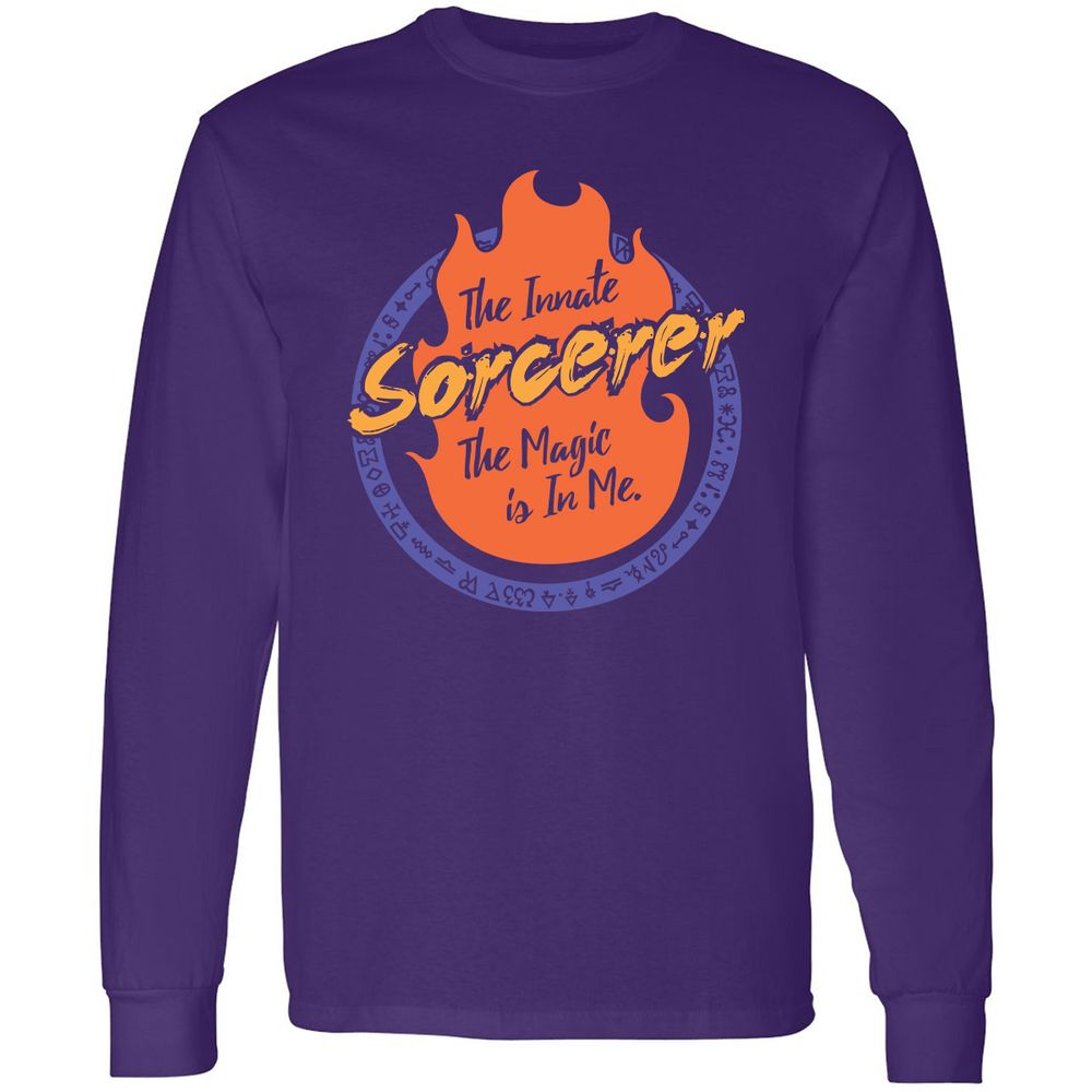 Long Sleeve T-Shirt - W2V4DMR6 - Purple - 13