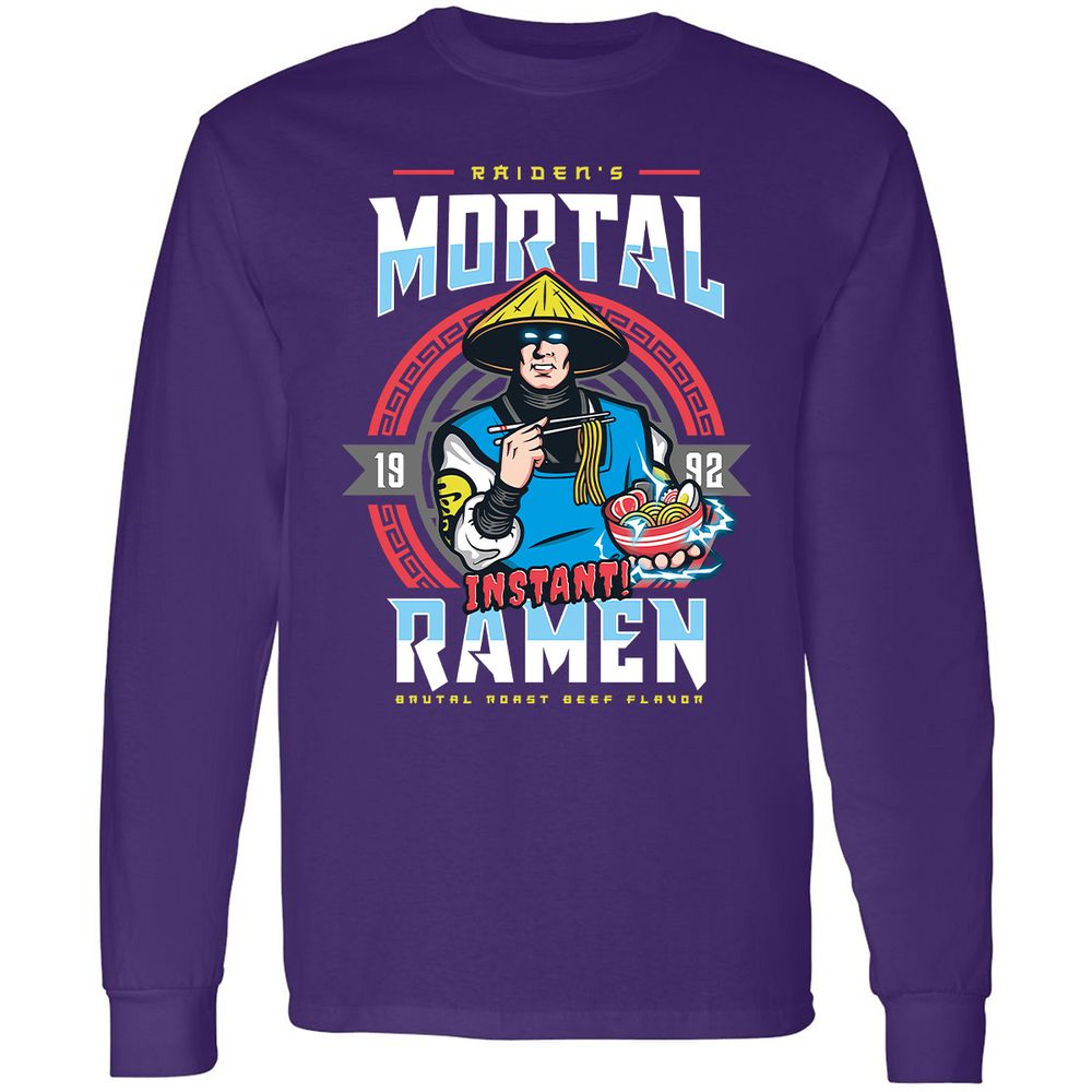 Long Sleeve T-Shirt - QPQF5W2G - Purple - 13