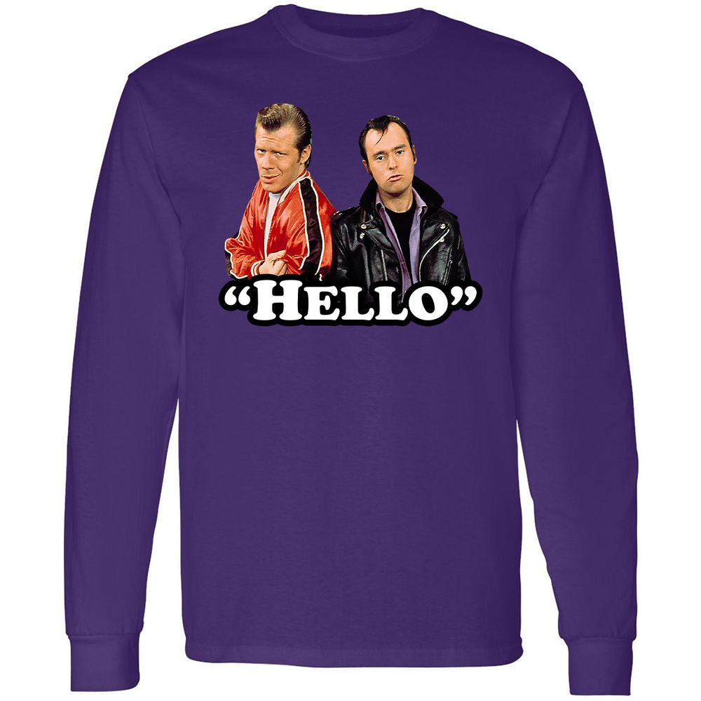 Long Sleeve T-Shirt - EAH4RNDV - Purple - 13