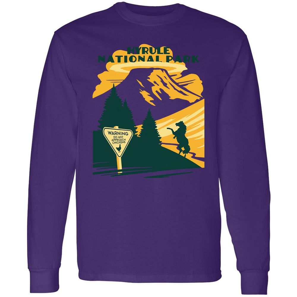 Long Sleeve T-Shirt - 3U48F4ZU - Purple - 13
