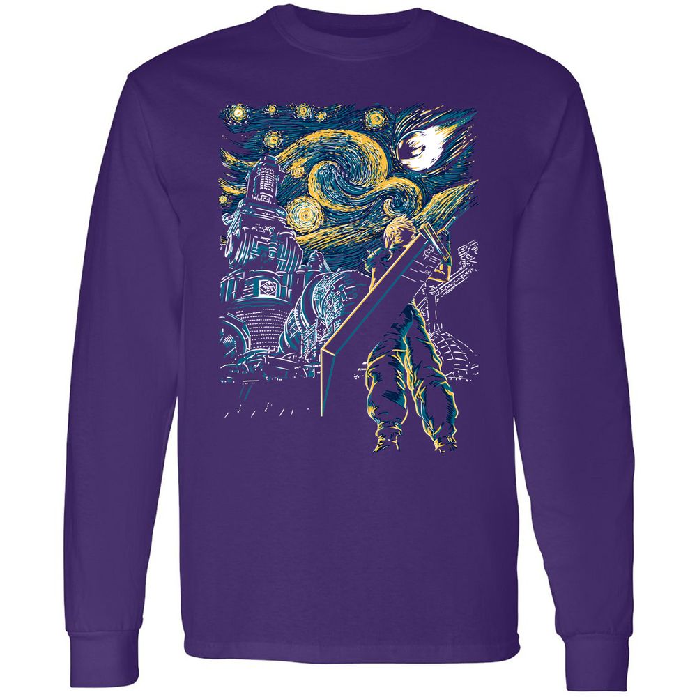 Long Sleeve T-Shirt - QUKV4Z51 - Purple - 13