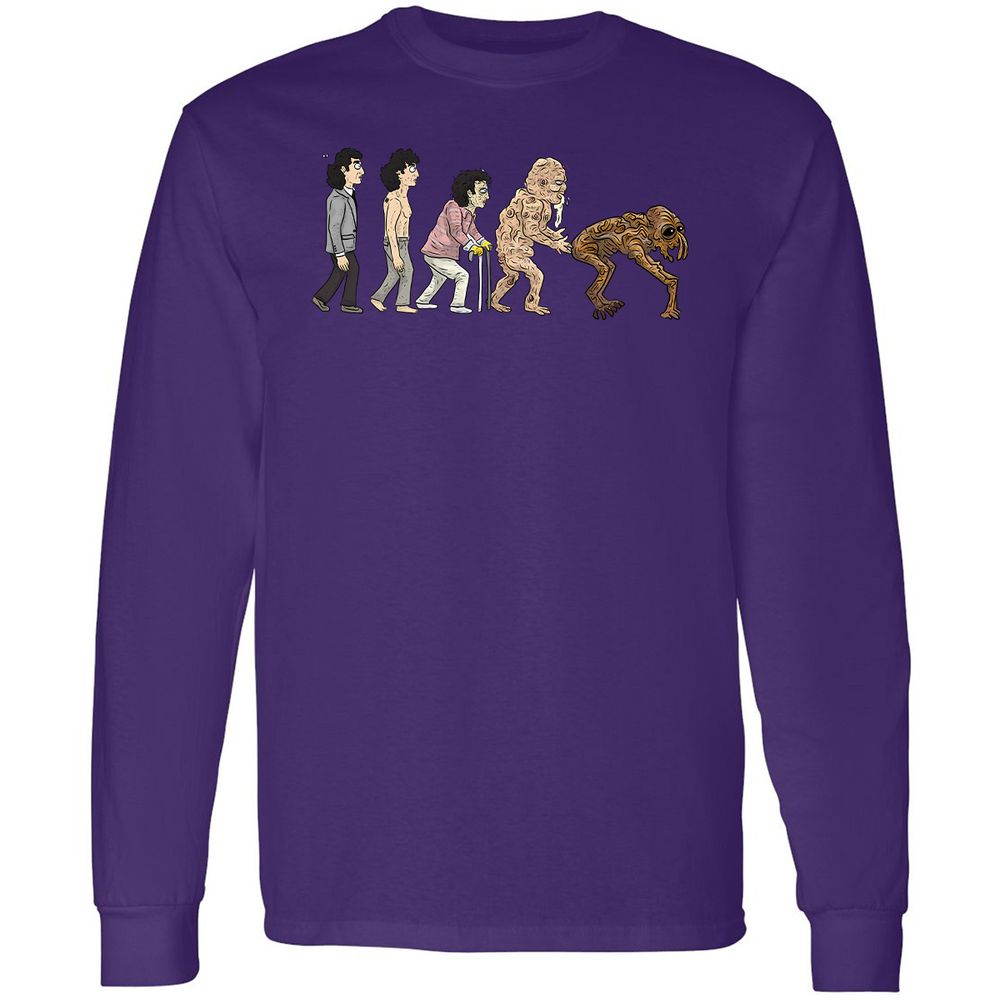 Long Sleeve T-Shirt - F49DMPZ5 - Purple - 13