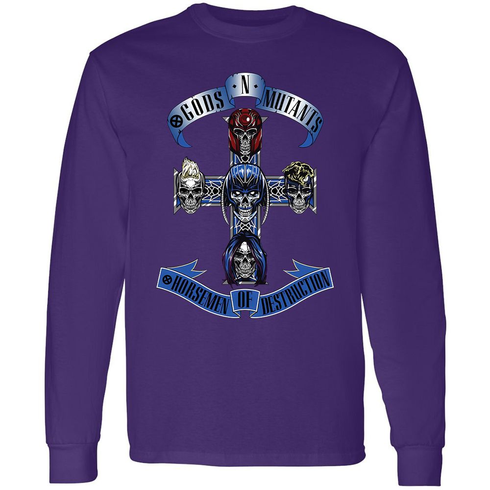 Long Sleeve T-Shirt - W8AGC5TT - Purple - 13