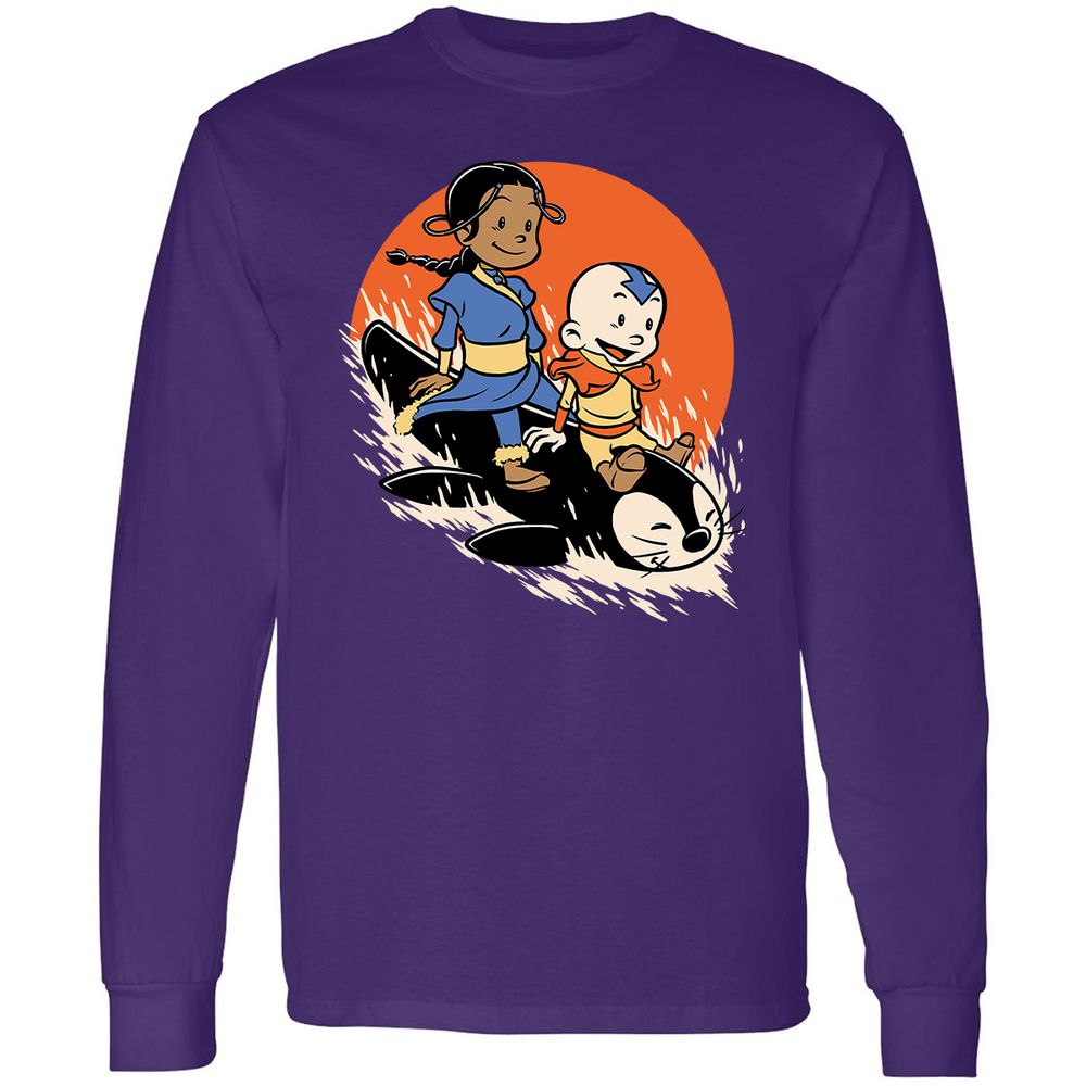 Long Sleeve T-Shirt - 46CQ8JD7 - Purple - 13