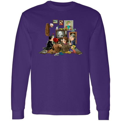 Long Sleeve T-Shirt - FLRAGF65 - Purple - 13