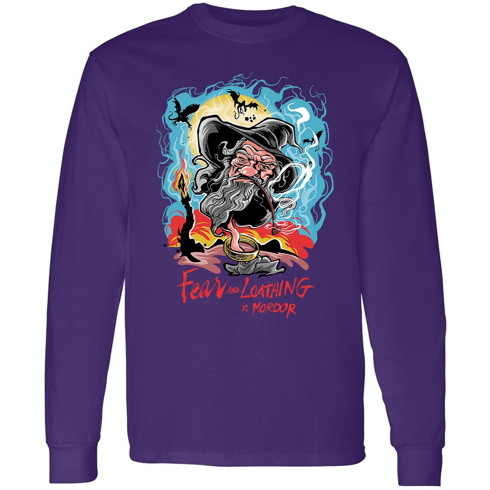 Long Sleeve T-Shirt - TQQF4X9Y - Purple - 13