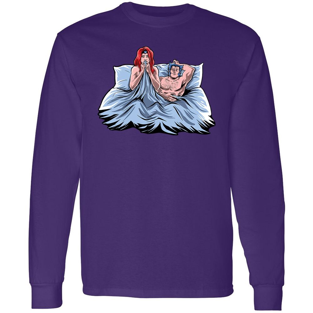 Long Sleeve T-Shirt - J75XG46M - Purple - 13