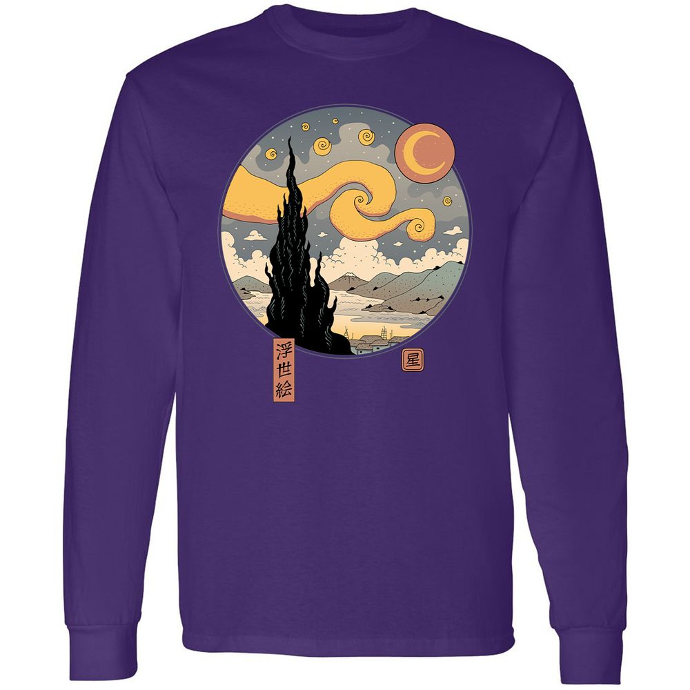 Long Sleeve T-Shirt - 8KM2BNY2 - Purple - 13