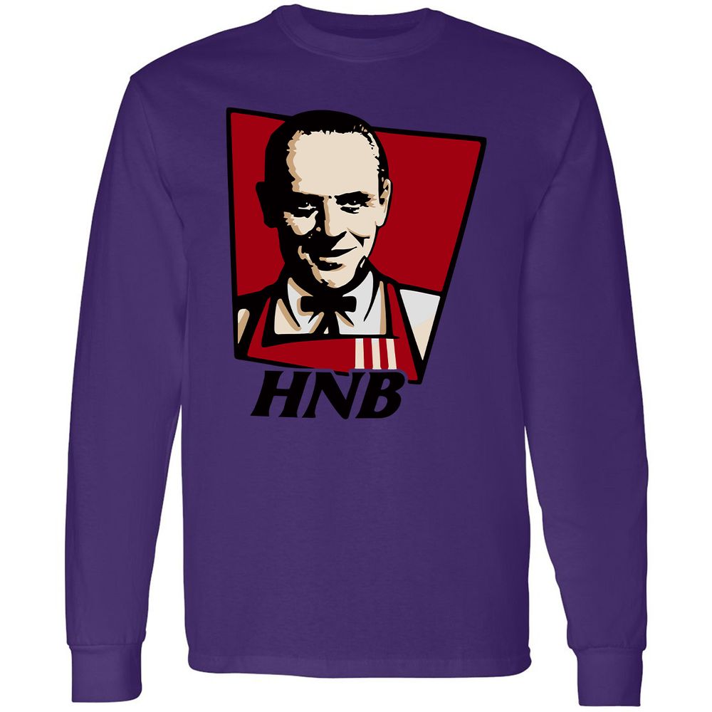 Long Sleeve T-Shirt - 7K7NPD7Q - Purple - 13