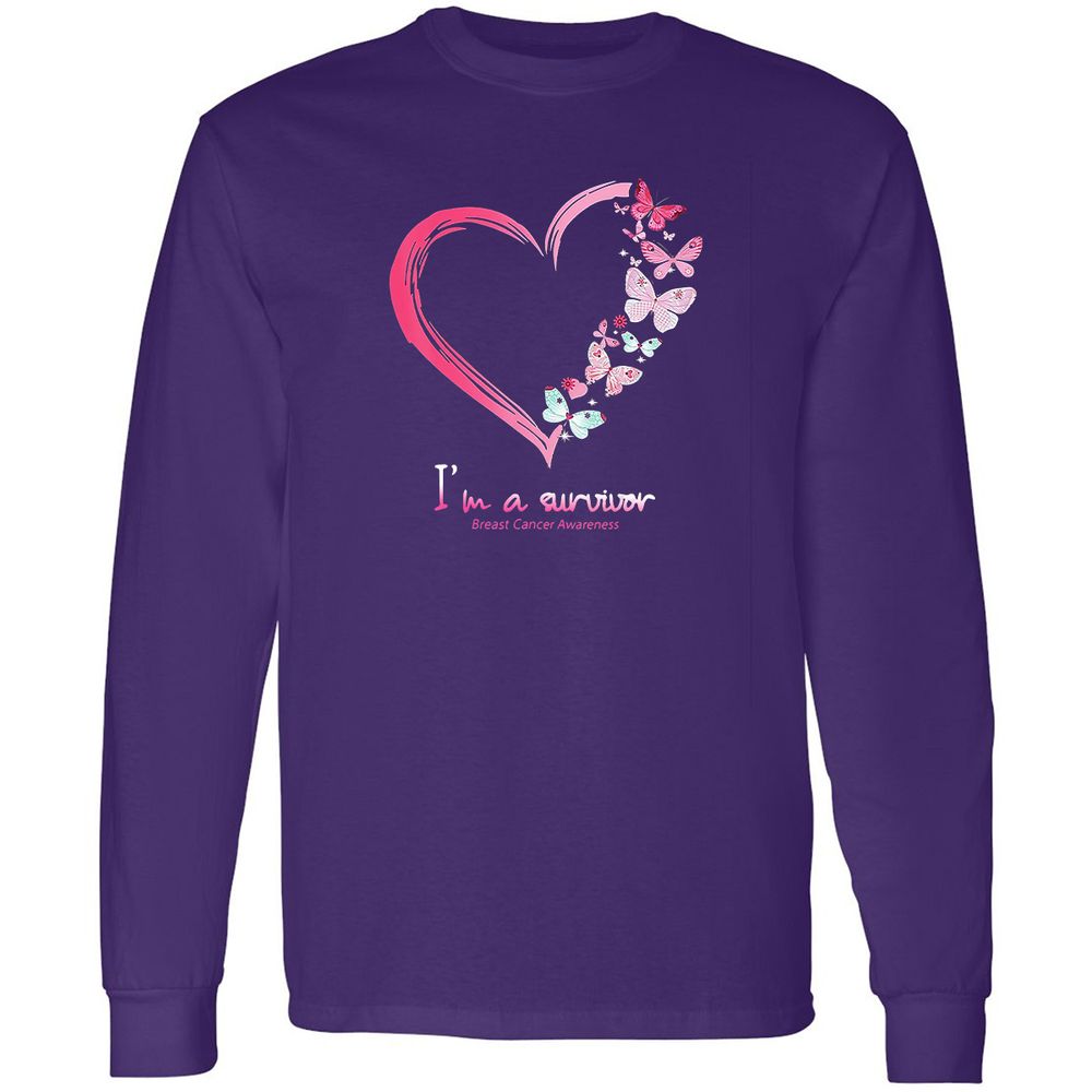 Long Sleeve T-Shirt - GECHJ9PL - Purple - 13