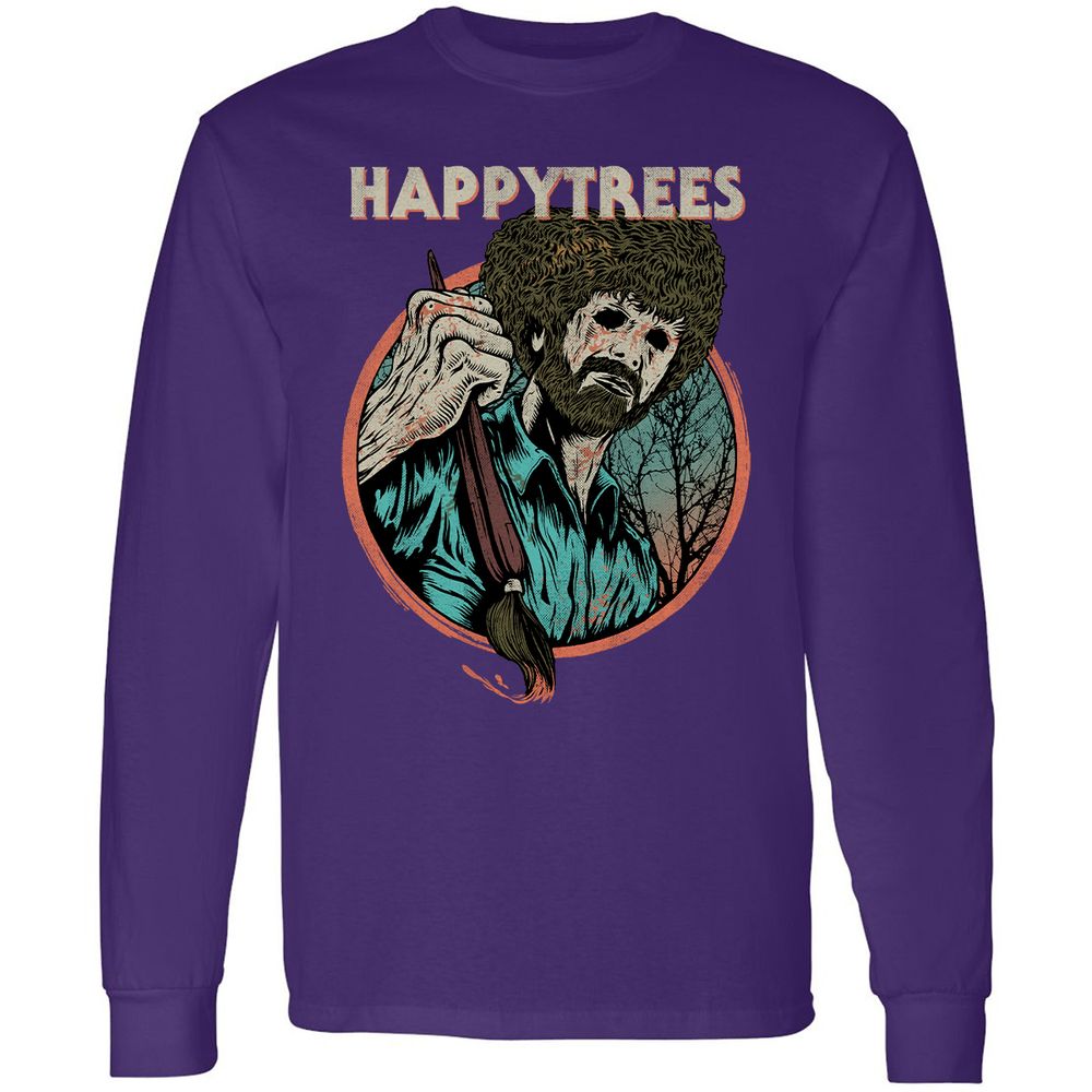 Long Sleeve T-Shirt - YF6V4ENB - Purple - 13