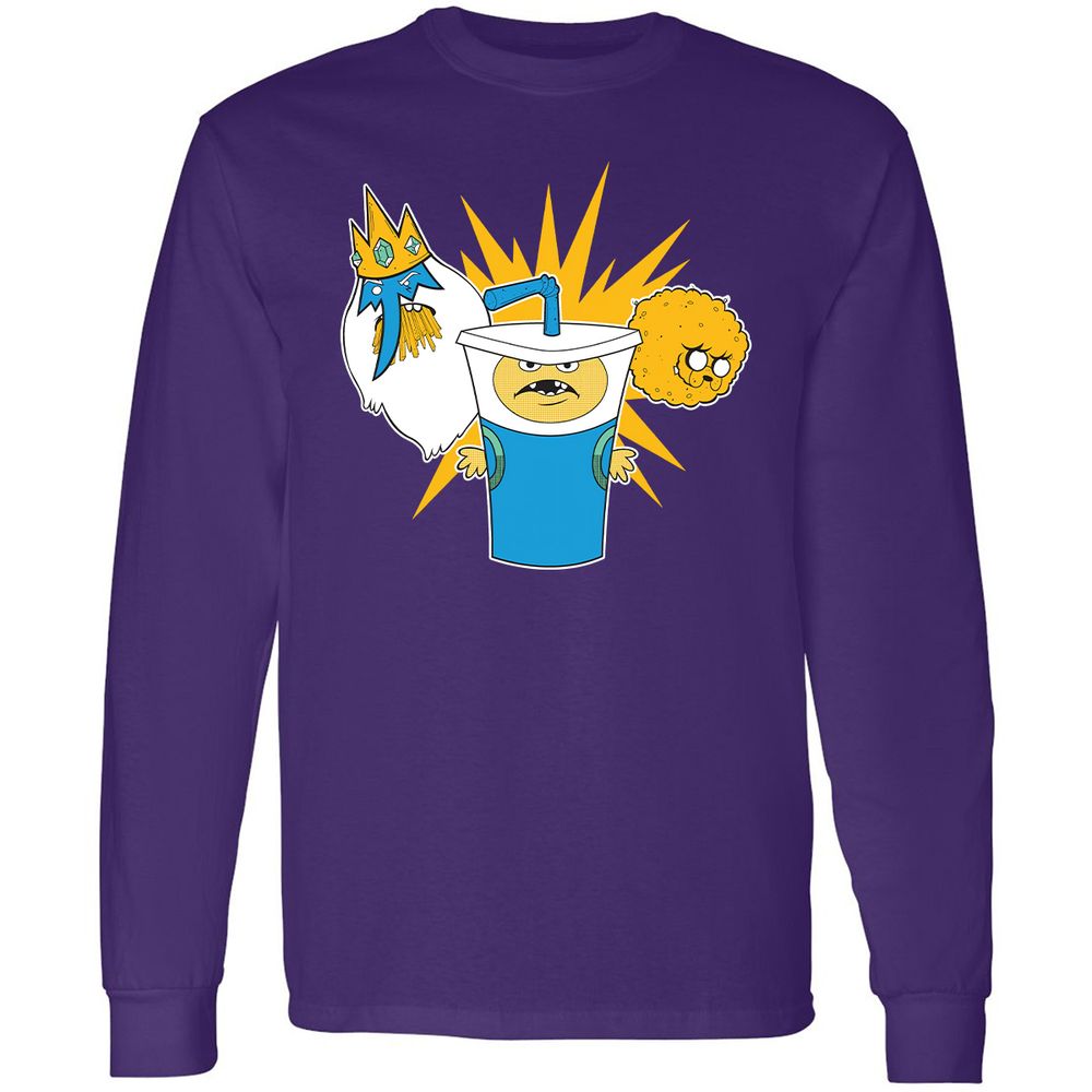 Long Sleeve T-Shirt - MXUGG8N2 - Purple - 13