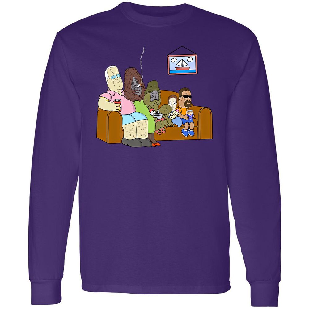 Long Sleeve T-Shirt - ZD7HH47E - Purple - 13