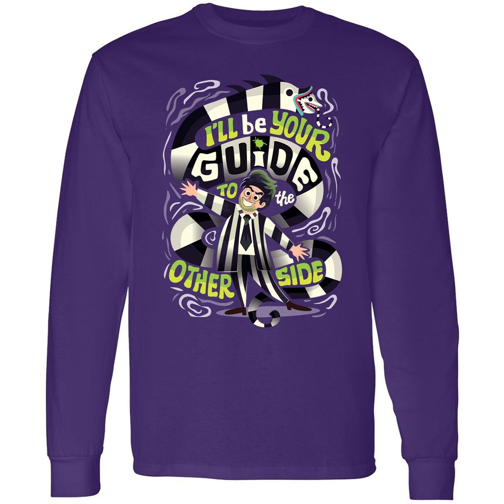Long Sleeve T-Shirt - 8E2D2UY3 - Purple - 13