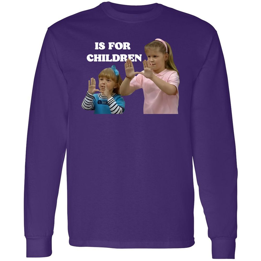 Long Sleeve T-Shirt - SRCD5Q8F - Purple - 13