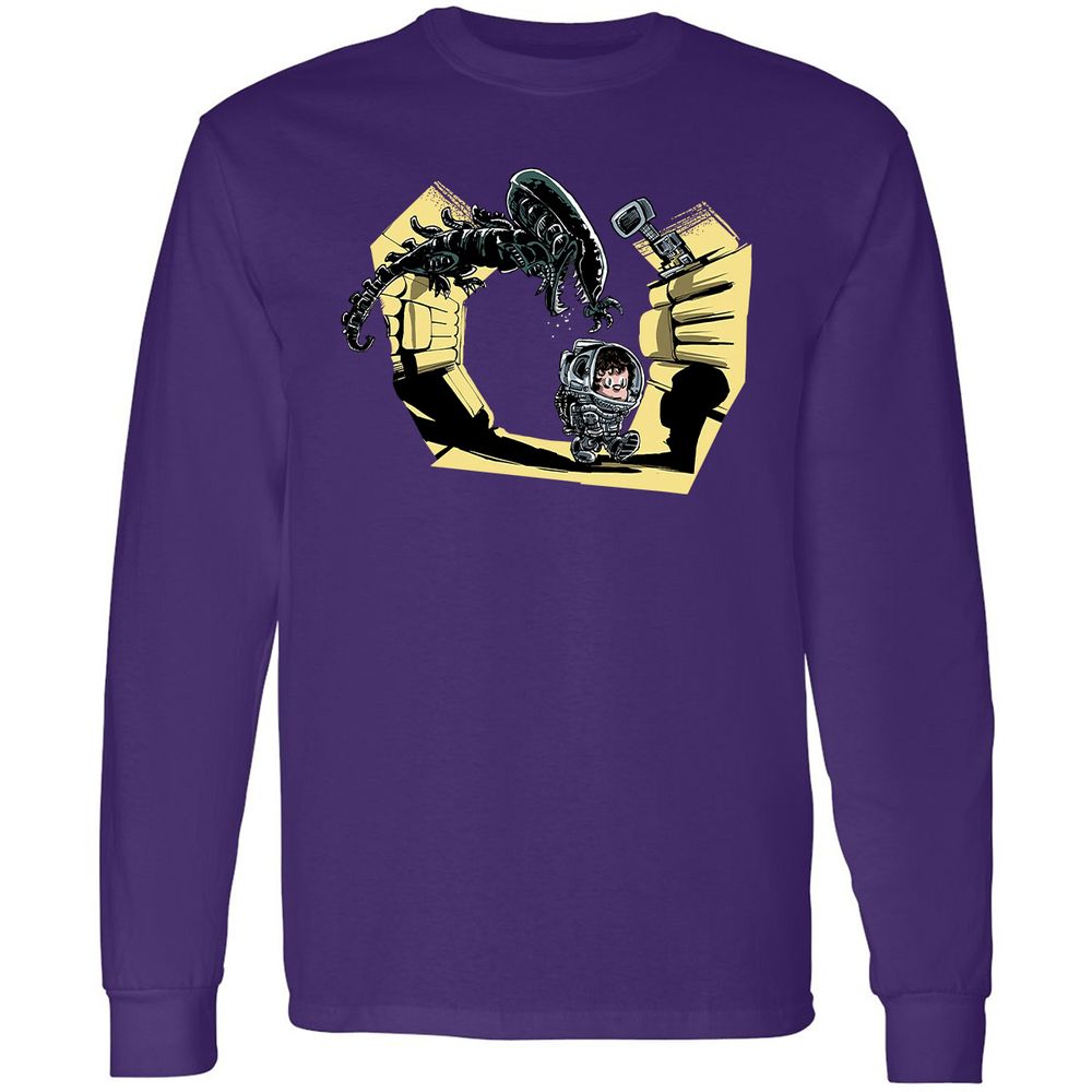 Long Sleeve T-Shirt - TYY15BKV - Purple - 13