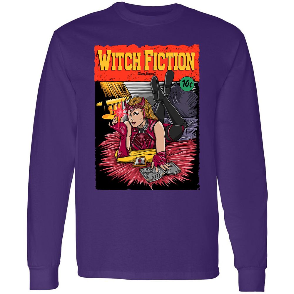 Long Sleeve T-Shirt - 7C43HHSK - Purple - 13