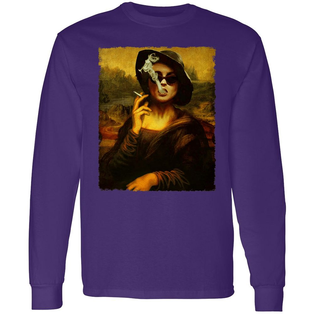 Long Sleeve T-Shirt - REQLPQFD - Purple - 13