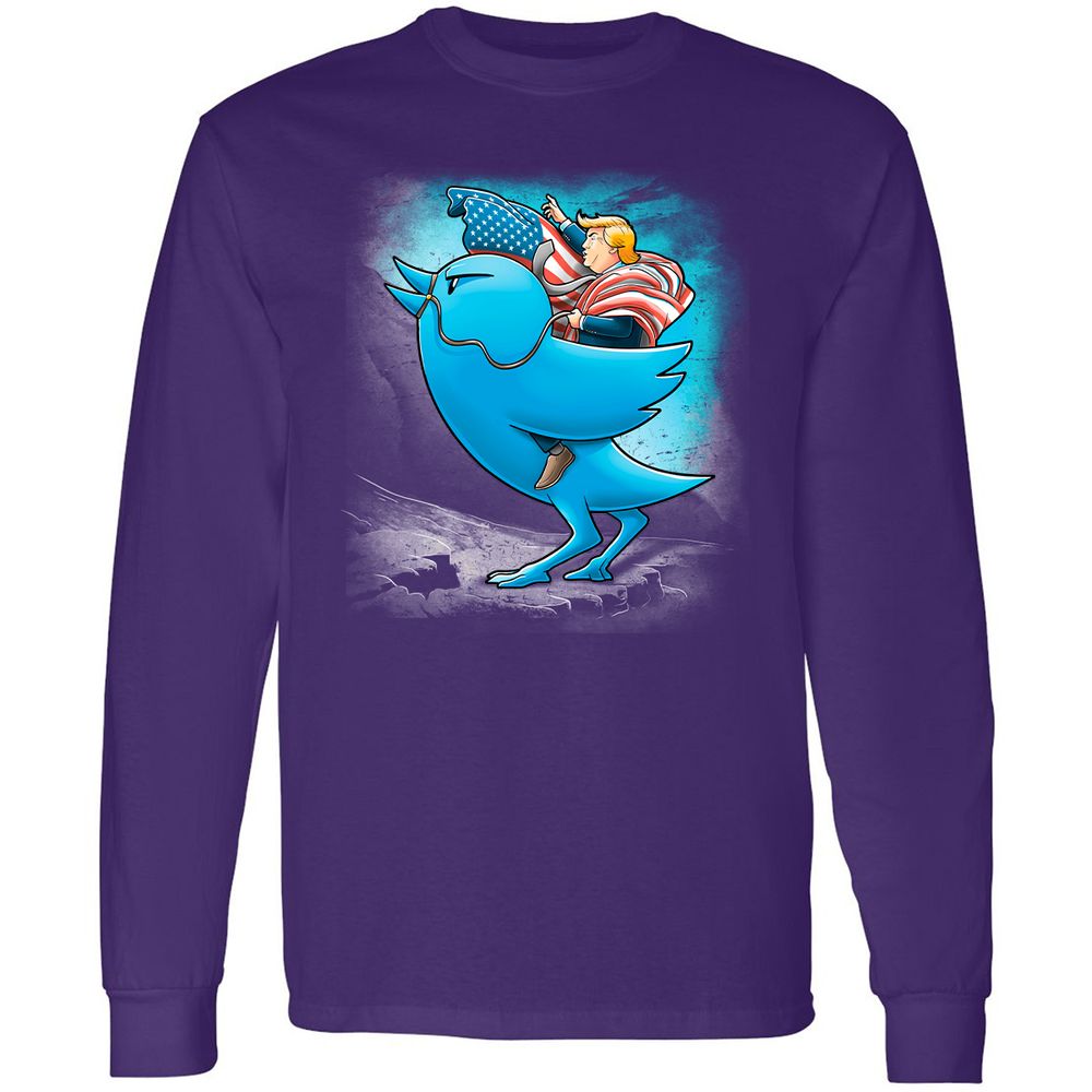 Long Sleeve T-Shirt - ZCC77V8Y - Purple - 13