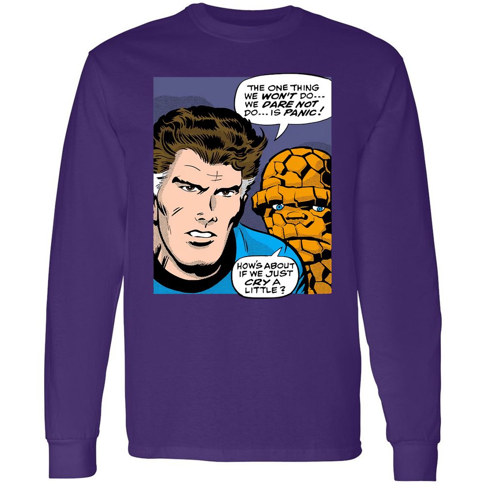 Long Sleeve T-Shirt - G1FV5QY9 - Purple - 13