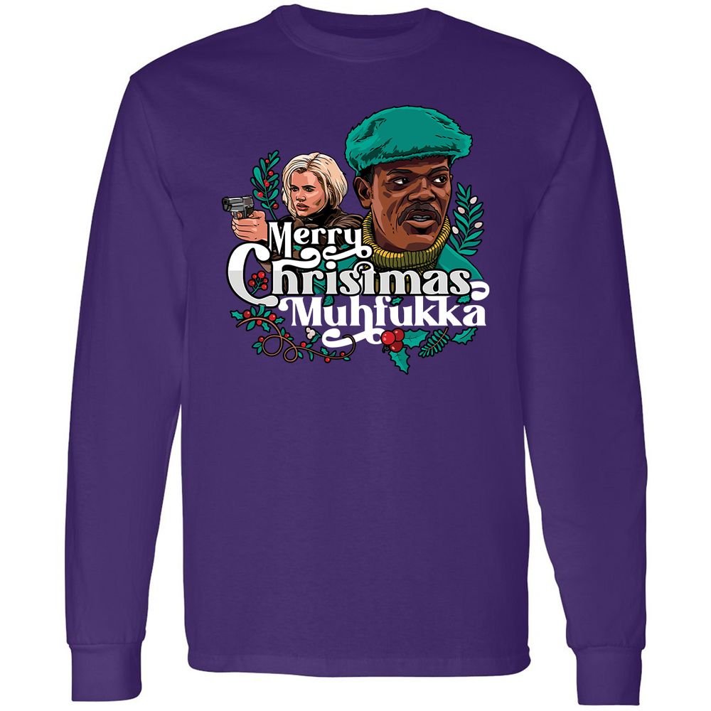 Long Sleeve T-Shirt - FKZDTAEG - Purple - 13