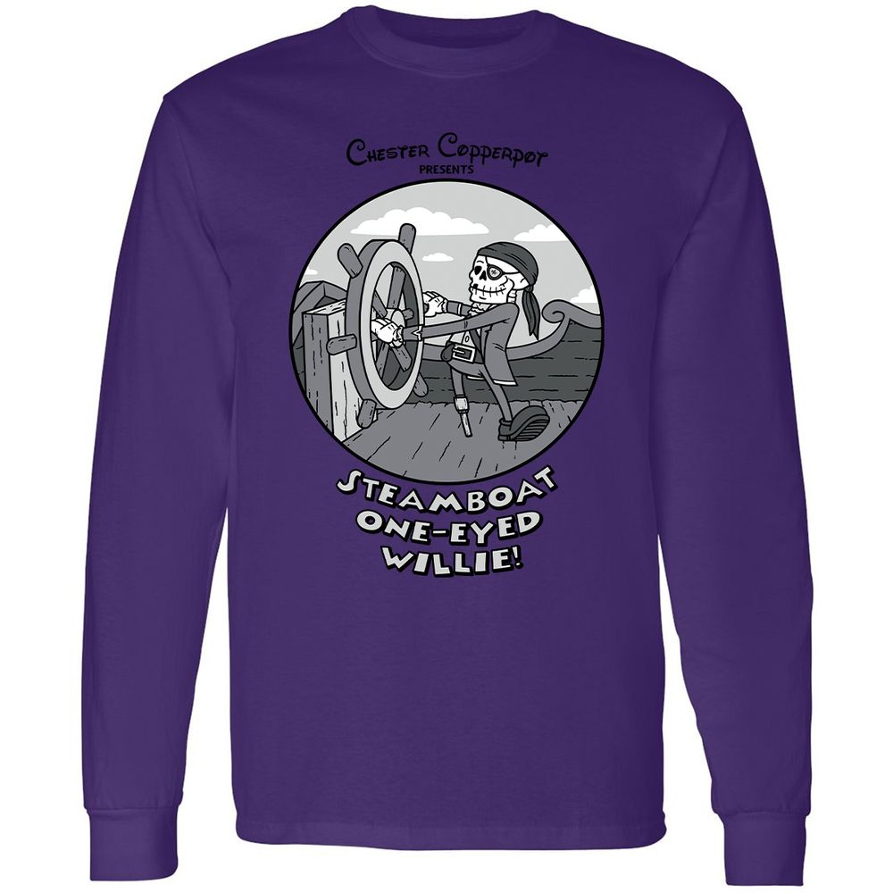 Long Sleeve T-Shirt - CSKM7NZY - Purple - 13