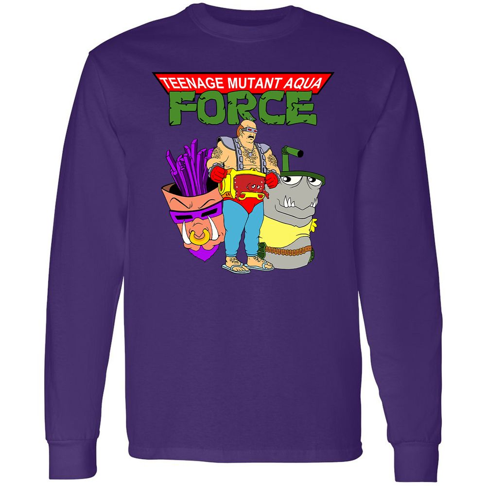 Long Sleeve T-Shirt - 8T3P1BK7 - Purple - 13