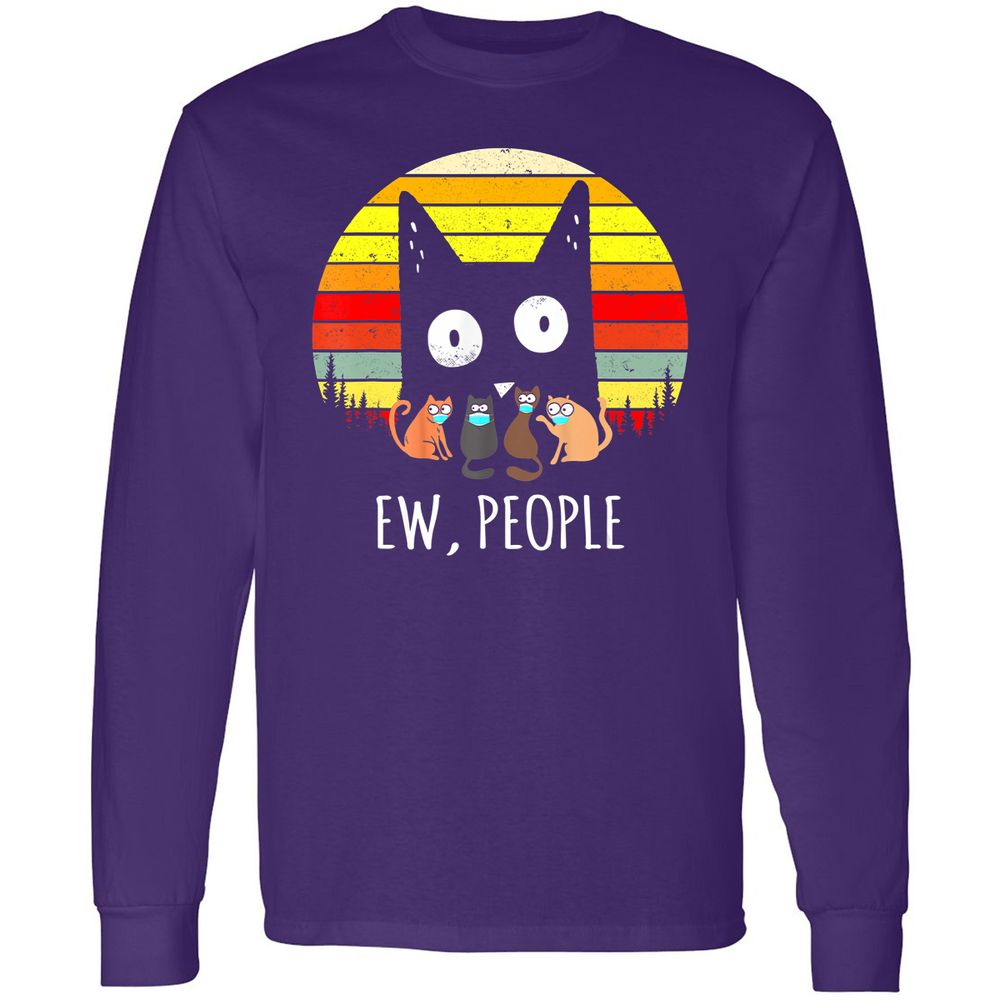 Long Sleeve T-Shirt - UHHSKEAE - Purple - 13