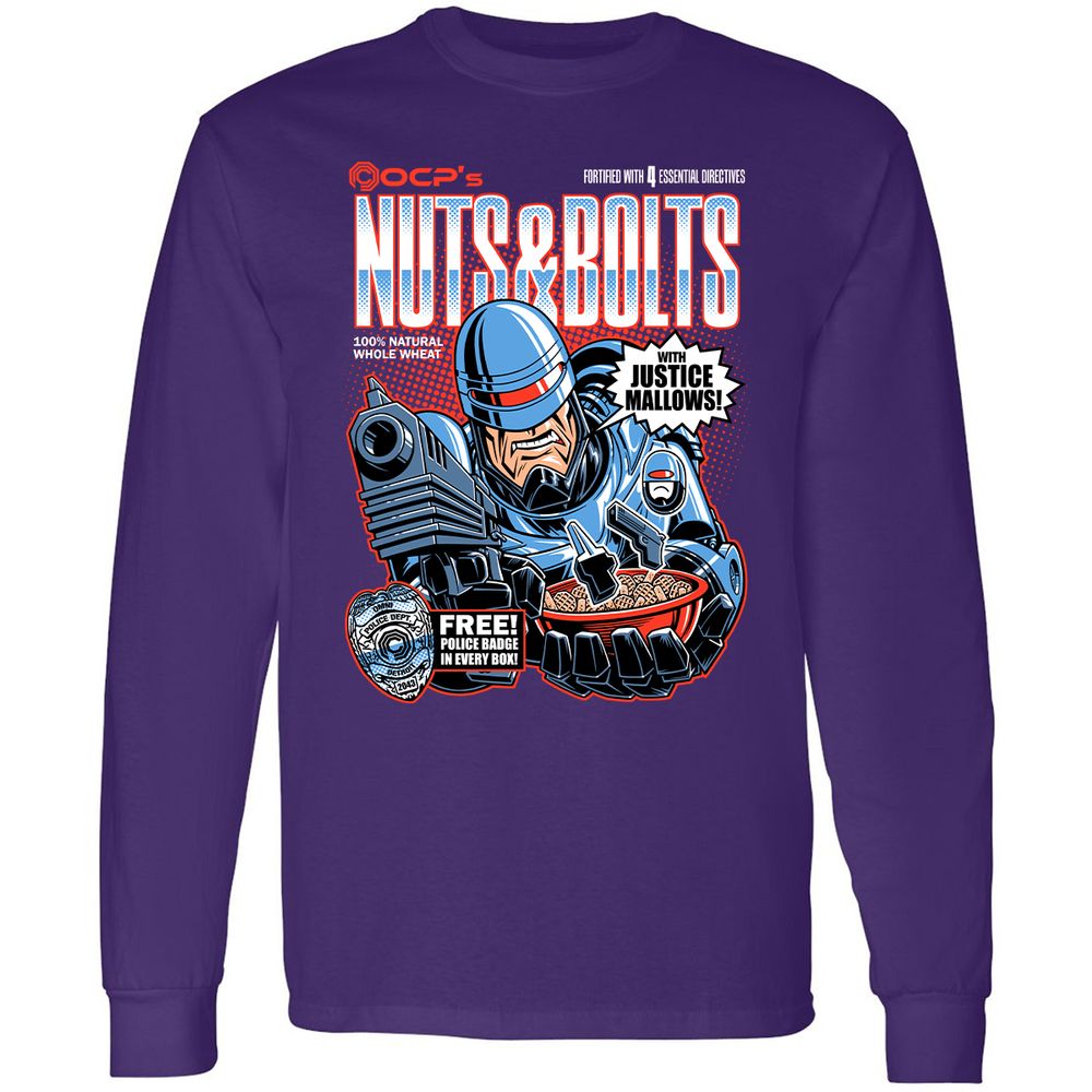 Long Sleeve T-Shirt - KUB9KE9D - Purple - 13