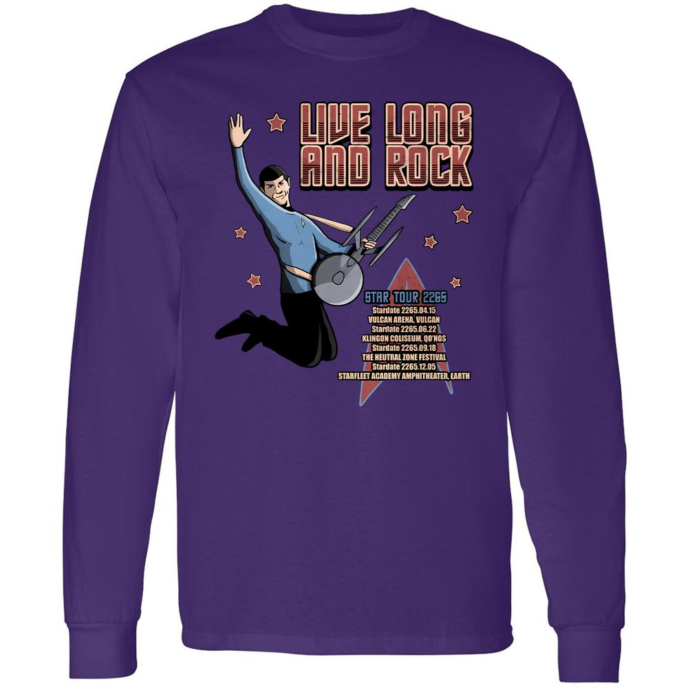 Long Sleeve T-Shirt - FLGH4G91 - Purple - 13