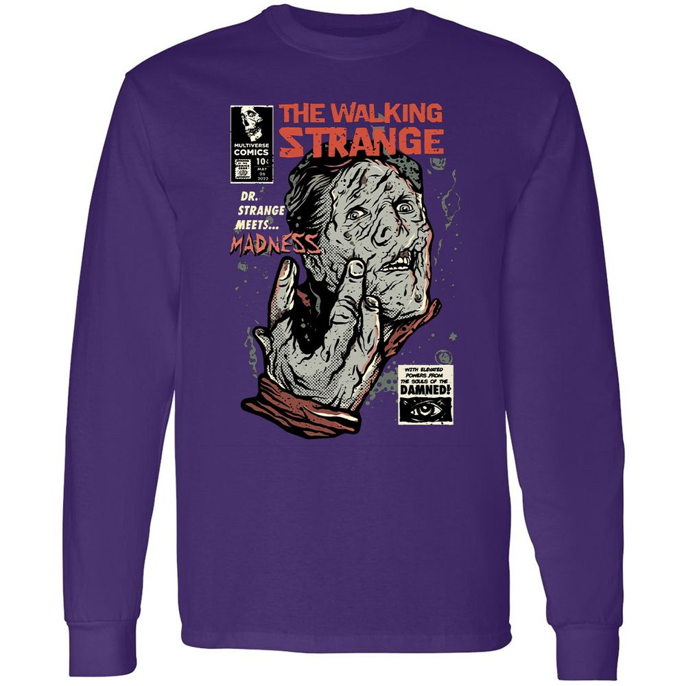 Long Sleeve T-Shirt - YEWEL1U3 - Purple - 13