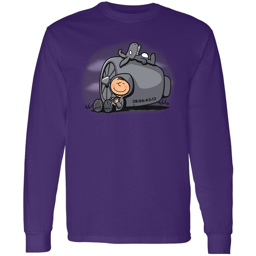 Long Sleeve T-Shirt - 87J4F2NM - Purple - 13