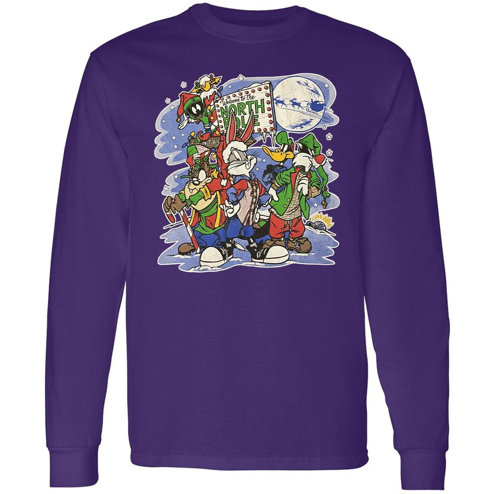 Long Sleeve T-Shirt - 33ZU56RT - Purple - 13