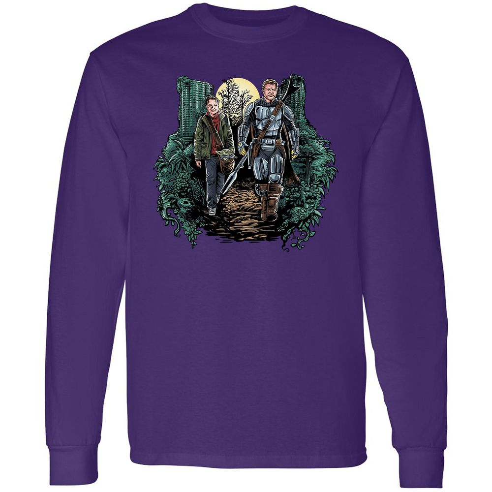 Long Sleeve T-Shirt - KNJF59S7 - Purple - 13