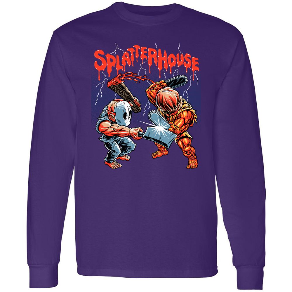 Long Sleeve T-Shirt - VPGJZR94 - Purple - 13