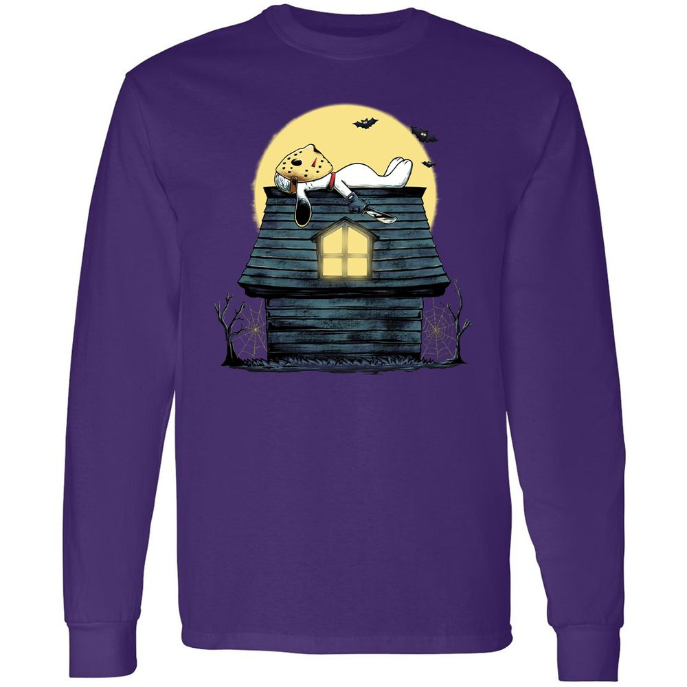 Long Sleeve T-Shirt - CFBQMQJG - Purple - 13