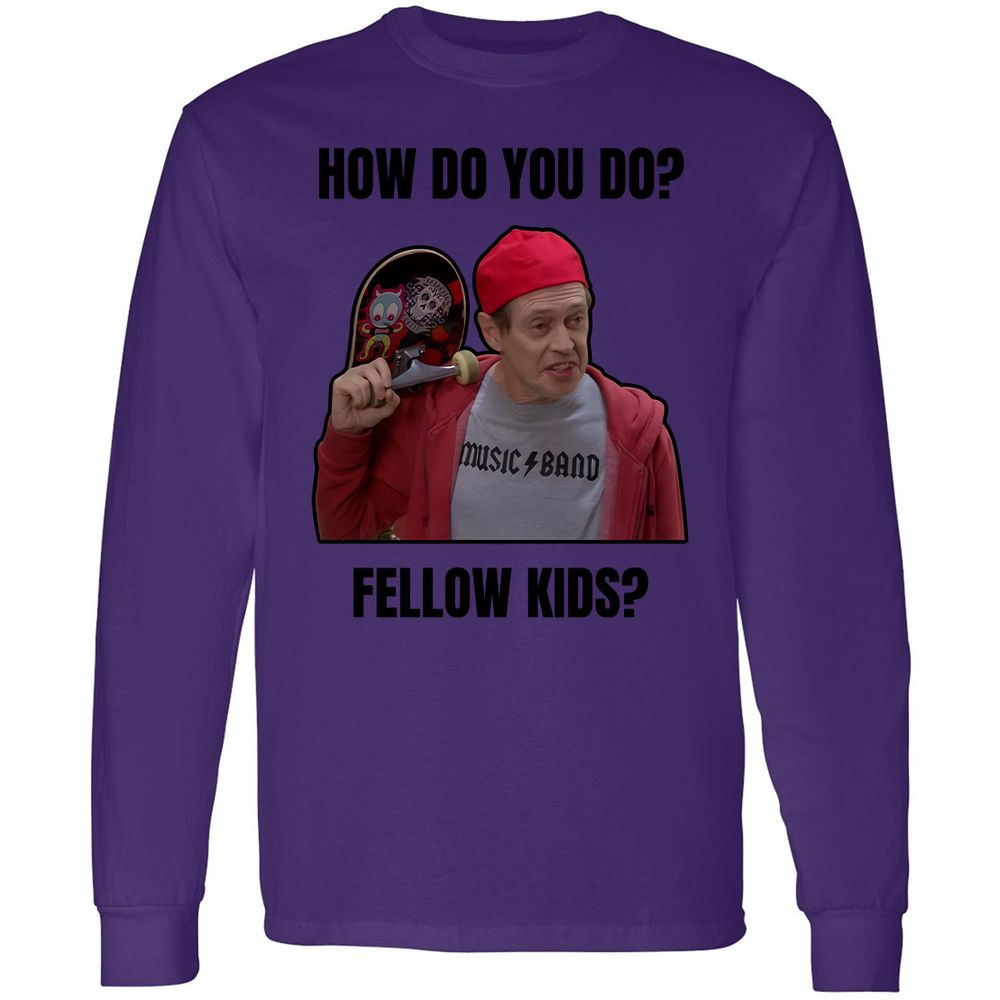 Long Sleeve T-Shirt - PBX3QDB2 - Purple - 13