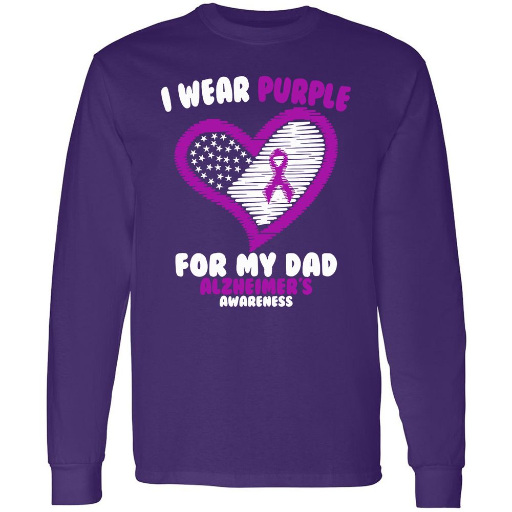Long Sleeve T-Shirt - M8B71AH6 - Purple - 13