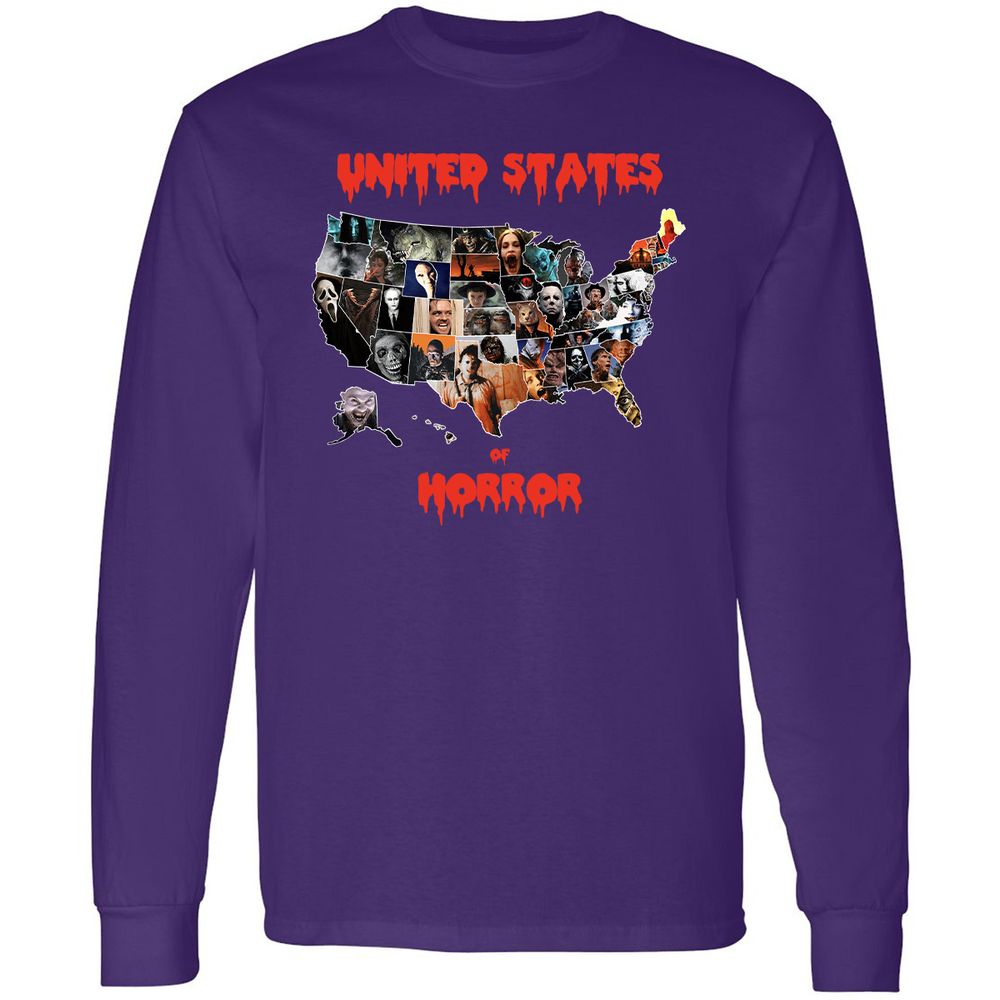 Long Sleeve T-Shirt - BXJ2BKTL - Purple - 13