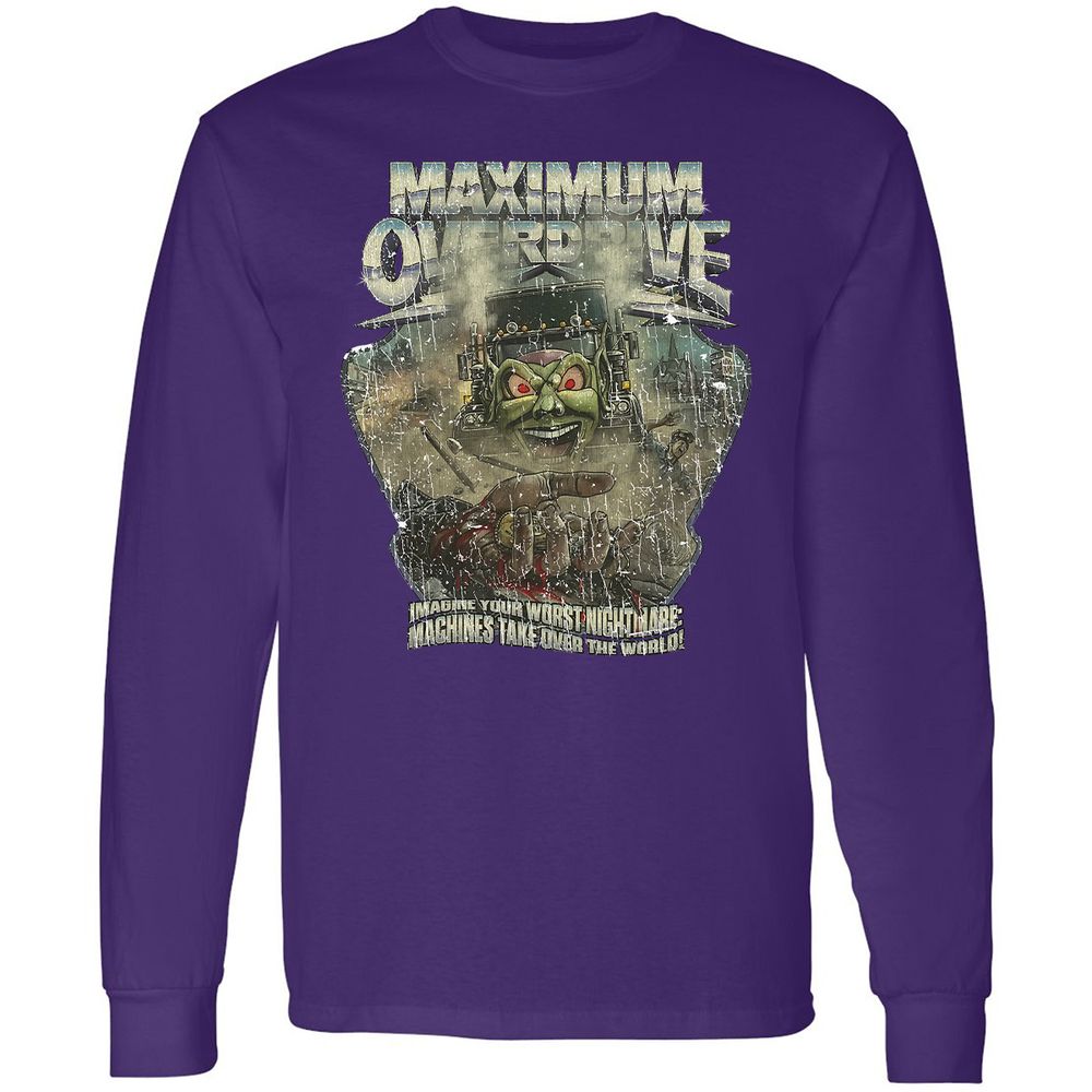 Long Sleeve T-Shirt - W4L3LU68 - Purple - 13