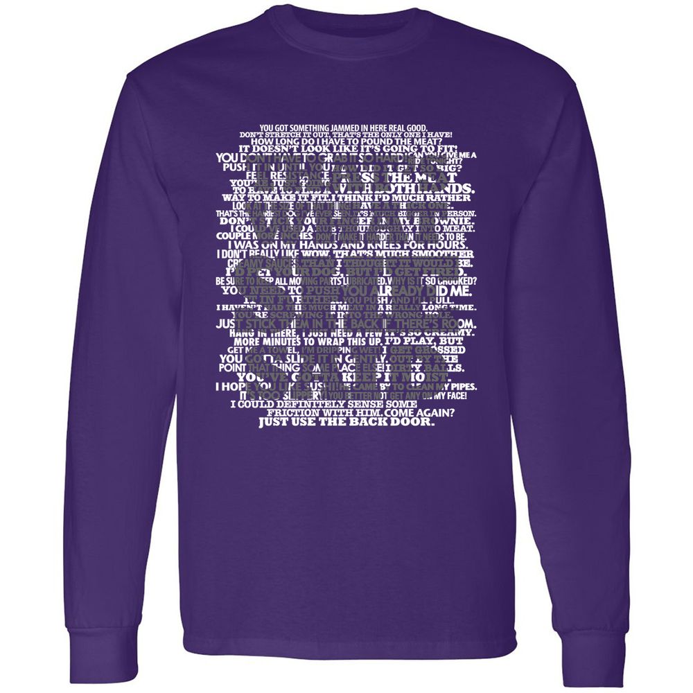 Long Sleeve T-Shirt - C2NXBYLU - Purple - 13